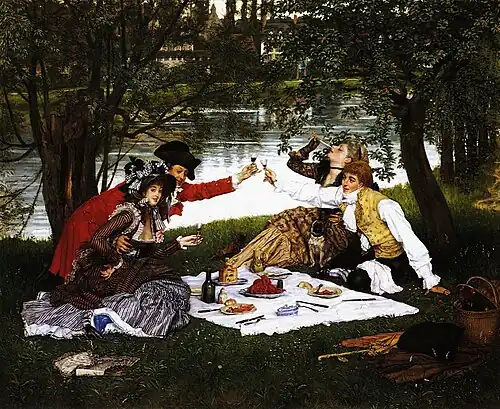 La Partie carrée, 1870Musée des Beaux-Arts du Canada, Ottawa.