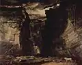 Gordale Scar. James Ward, 1811-1815332 x 421 cm. Sublime par la lumière et format « gargantuesque ». Tate Britain.