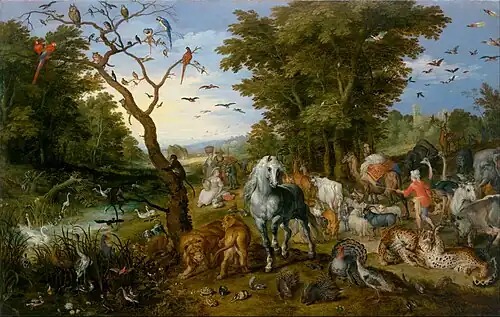 L'Entrée des animaux dans l'arche de Noé