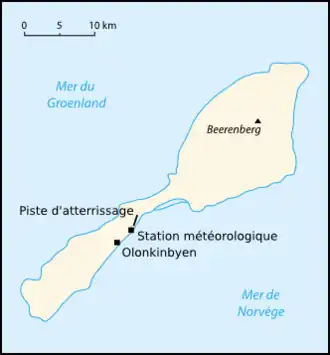Localisation de Olonkinbyen