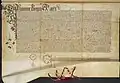11 août 1473. Document du roi Casimir, au sujet de l'érection de la chapelle par Jan de Rzeszów. Document no&nbsp;596, Bibliothèque des Princes Czartoryski, Muzeum Narodowe w Krakowie.