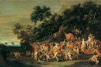 Le Triomphe de Bacchus.