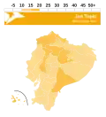 Résultats de Jan Topić par province au 1er tour
