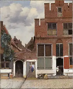 Johannes Vermeer, La Ruelle, vers 1667-1668, 54,3 × 44 cm, Amsterdam, Rijksmuseum.