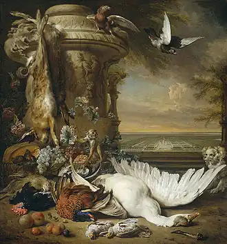 Un Singe et un chien, 1714Rijksmuseum