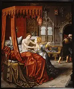 1. Amnon attaque Tamar, Walters Art Museum.