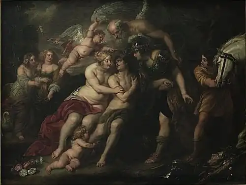 Hercule entre le Vice et la Vertu, vers 1650, Florence, galerie des Offices.