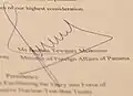 Signature de Janaina Tewaney