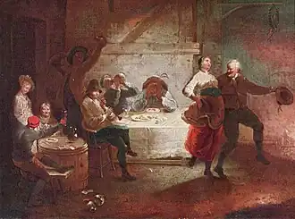 Januarius Zick, « A la taverne »