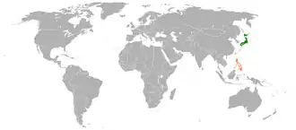 Japon et Philippines