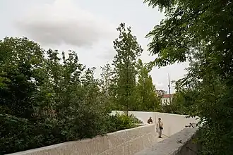 L'entrée du jardin