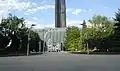 Allée centrale du jardin Atlantique.