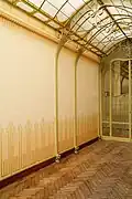 jardin d'hiver après restauration des décors peints