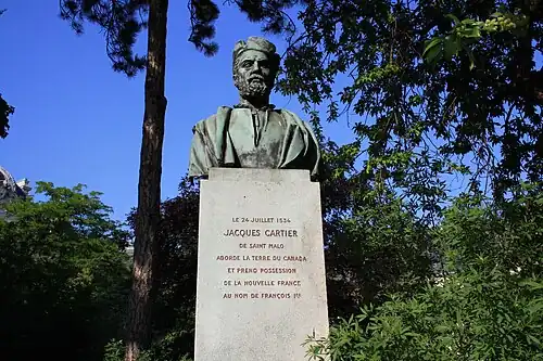 Buste de Jacques Cartier.