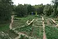 Vue aérienne du jardin en 2013.