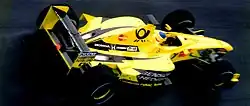 Photo de la Jordan EJ10B de Trulli en Italie