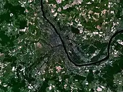 Carte satellite