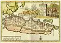 Carte néerlandaise au début du XVIIIe&nbsp;siècle ne montrant que le Pasisir