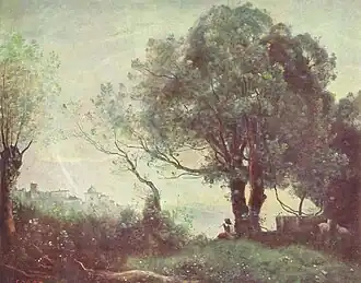 Souvenir de Castel Gandolfo, vers 1865Musée du Louvre