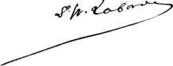 signature de Jean-Baptiste-Vincent Laborde