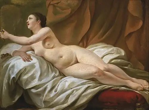 Jean-Baptiste-Marie Pierre, Danaé (XVIIIe siècle), localisation inconnue.