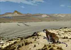 Tigre à l'affût, Jean-Léon Gérôme.