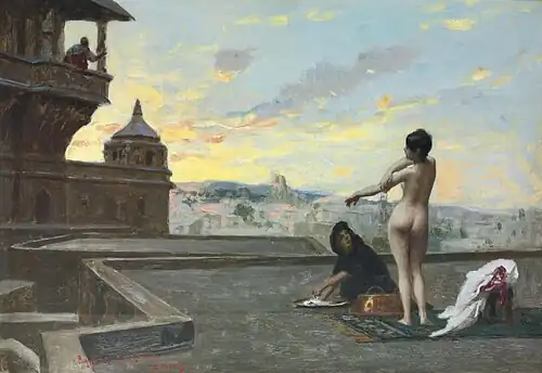 Étude peinte.