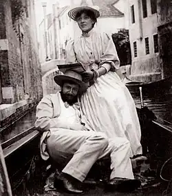 Jeanne Bosc et Jean-Louis Forain à Venise, 1899.