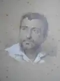 Portrait au fusain, Cauterets, 1882