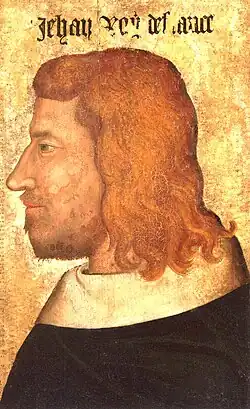 Portrait du roi Jean II, dit Jean le Bon, né au Mans