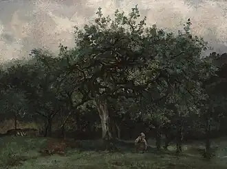 Paysage avec une petite fille, New Haven, Yale University Art Gallery.