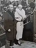 Jean Jules-Verne et Lady Wilkins en 1931.