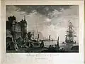 Deuxième vue du Port de Livourne, 1810, Musée d'Art et d'Histoire de Genève.