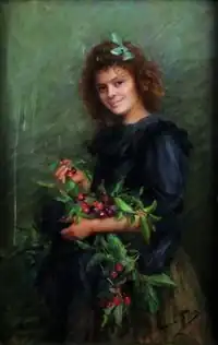 La jeune fille aux cerises, non datée.