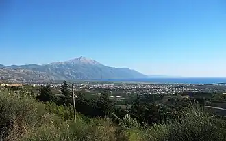 Vue depuis le nord.