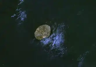 Image satellite de Jabal at-Tair.
