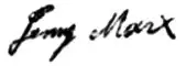 signature de Jenny Longuet