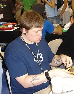 Description de l'image Jeph Jacques, Comicon.jpg.
