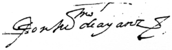 signature de Jerónimo de Ayanz y Beaumont