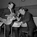 Toby Rix&nbsp;(nl) et Jerry Rix dans la revue Snip et Snap en 1964.