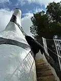 Escalier pour grimper aux toboggans