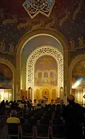 Intérieur de l'église supérieure