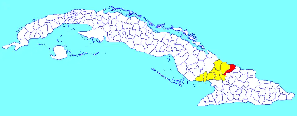 Jesús Menéndez dans la province de Las Tunas