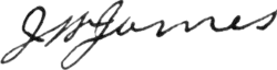 signature de Jesse James