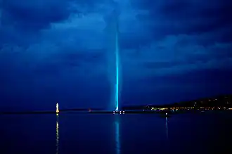 Lumière bleue.