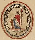Estampe : DISTRICT DE NOGENT LE REP(UBLI)CAIN CI(-)D(EVAN)T LE ROTROU