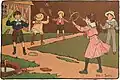 A quoi jouons-nous ?, illustration de Robert Sallès (vers 1900)