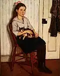 Jeune fille et chat, 1920