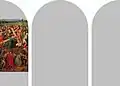 Reconstitution du triptyque (ouvert).