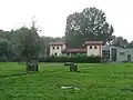 Reconstitution d'une villa gallo-romaine dans le parc archéologique Asnapio.